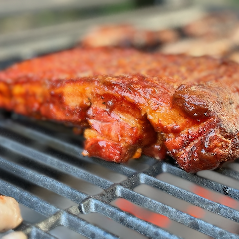 [Testing] Pork Dino Ribs with crunchy crackling