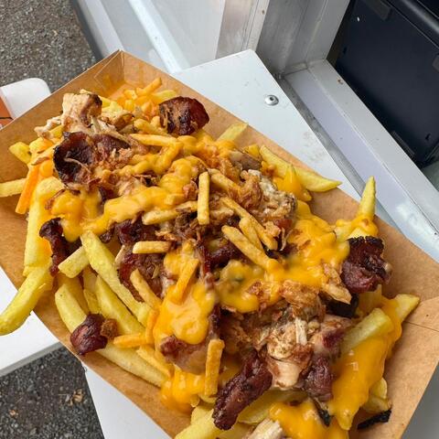 Smoked Chicken Loaded Fries (Large)
